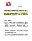 EJEMPLO DE CONTRATO DE PRESTACION DE SERVICIOS PROFESIONALES