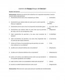 Examen del Primer bloque de Ciencias I prepararse