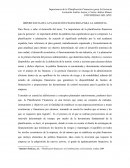 IMPORTANCIA DE LA PLANEACIÓN FINANCIERA PARA LA GERENCIA