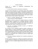 TALLER SOBRE LA FORMACION UNIVERSITARIA POR COMPETENCIAS