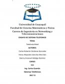 ENSAYO DE SISTEMA TELEFONICO