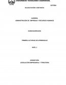Legislacion tributaria ADMINISTRACIÓN DE EMPRESAS Y RECURSOS HUMANOS