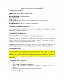 INFORME DE EVALUACIÓN FONOAUDIOLÓGICA