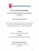 APLICACIÓN DE CICLO DE DEMING PARA MEJORAR LA PRODUCTIVIDAD EN LA FABRICACIÓN DEL RESORTE DE SUSPENSIÓN EN LA EMPRESA CORPORACIÓN DE RESORTES SAC., SAN MARTÍN DE PORRES, 2017