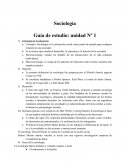 Sociología Sociología Guía de estudi