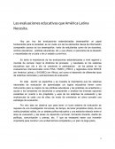 Las evaluaciones educativas que América Latina Necesita