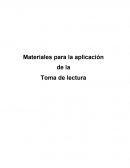 Toma de lectura. Primer grado ¡Muévete!