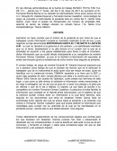 Acta administrativa de hechos estando presente el trabajador