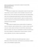 El Informe de investigación sobre el sistema productivo Instituto Universitario Puebla