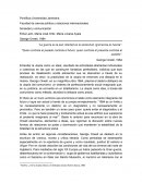 Pontificia Universidad Javeriana Facultad de ciencia política y relaciones internacionales