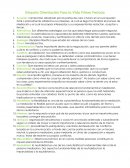 Glosario Orientación Para la Vida Primer Período