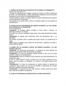 Dictamen ¿ Cuáles son las formas de terminación de la carpeta de investigación?