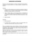Análisis de la situacion de una empresa Servicios S. A García