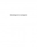 Metodología de la investigación Tipos de investigación