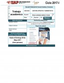 Publicar su archivo(s) en la opción TRABAJO ACADÉMICO que figura en el menú contextual de su curso