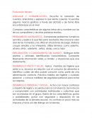 Ejemplos de evaluacion tecero