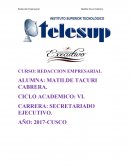 TRABAJO DE REDACCION EMPRESARIAL
