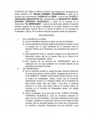 CONTRATO DE OBRA A PRECIO ALZADO