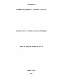 Actividad Reexpresión de los estados financieros