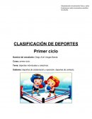 Tema: Cuales son los deportes individuales y colectivos