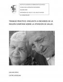 TRABAJO PRACTICO: ENCUESTA A ANCIANOS DE LA REGION CAMPANA SOBRE LA ATENCION DE SALUD.