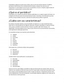 Periódico ¿Cuáles son sus características?