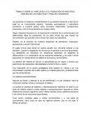 TRABAJO SOBRE EL HABITUS EN LA EL FORMACIÓN DE MAESTROS. ANALISIS DE LAS PRÁCTICAS Y TOMA DE CONCIENCIA