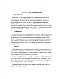 El Desarrollo y Subdesarrollo. Página 1
