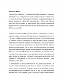 Tema de la Generación Milenio.