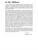 Tema de La Verdadera Vida en el Mundo de Las Salitreras