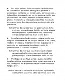 Los gobernadores de las provincias harán designar en cada cantón