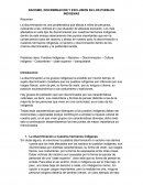 RACISMO, DISCRIMINACION Y EXCLUSION EN LOS PUEBLOS INDIGENAS