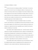 Ensayo sobre las Inteligencias múltiples de Gardner