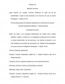 Anteproyecto de Metodología de la investigación