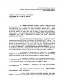 ASUNTO: AMPARO DIRECTO