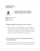 Trabajo de Cristianismo y Sociedad