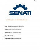 Costos de la Mala Calidad en el pais andino