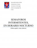 Como se da La problemática de los semáforos intermitentes