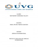 PROYECTO: ANTOLOGIA DEL DERECHO INTERNACIONAL