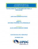 ENSAYO - ENTORNO PERSONAL DE APRENDIZAJE