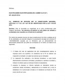 Derecho de peticion contra electricaribe