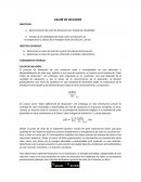 Calor de dilucion con una constante calorifica