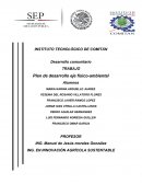 Un ejemplo de Plan de desarrollo eje físico-ambiental