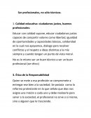 Resumen Ciudadanos por el mundo y ser profesionales no solo tecnicos