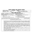 Ejemplo de una planeación de tercer grado de primaria