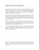 Hormona del crecimiento “Growth Hormone”
