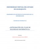COMO SE DA LA INTEGRACIÓN DEL PLAN DE SEGURIDAD INFORMÁTICA