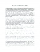 LA NATURALEZA HUMANA Y LA ÉTICA