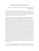 IMPORTANCIA DE LA ARGUMENTACIÓN EN LA EDUCACIÓN