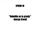 Rebelion en la granja. Resumen